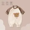 Mameluco de otoño para recién nacido ropa de bebé ropa de primavera y otoño bebé masculino y femenino manga larga exterior mameluco sin huesos mameluco