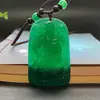 Atacado Alta Qualidade Gelo Verde Imperial Paisagem Marca Grande Guan Gong Calcedônia Verde Grande Mil Mãos Guanyin Buda Maitreya Pingente