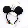 Diadema Linda para Fiesta Show Diadema Mickey Minnie Diadema Mickey Mouse Lazo DY Orejas Negras Diadema Accesorios para el Cabello de Navidad