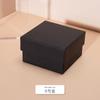 Caja de embalaje para joyería negra con tapa al por mayor de fábrica para anillos, pendientes, collares y pulseras.