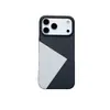 Para iPhone 18 Pro Max Funda de Teléfono Patchwork Bloque de Color Tacto de Piel Cubierta de Cobertura Total Protección contra Caídas 15