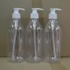 500ml en stock champú gel de ducha botella de plástico