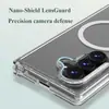 Adecuado para la funda del teléfono Samsung Z Fold 7 con atracción magnética, transparencia, delgadez y compatibilidad con la piel LeReach