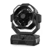 Ventilador Popular para Exteriores Transfronterizo con Oscilación Automática de 360 Grados, Ventilador Portátil para Exteriores con Ajuste de Velocidad Continuo, Ventilador Personalizable para Acampar