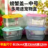 Caja Portátil para Pez Dorado Tortuga Hámster Caja Transparente Multiusos Caja de Plástico Portátil Acuario Tanque para Tortuga Caja para Tortuga de Caja Completa