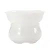 Colador de Té de Porcelana de Jade Blanco Dehua Filtro de Té Separador de Té de Cerámica Filtro de Té No Tejido Accesorios de Té Kung Fu