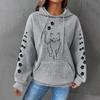 Suéter gofre nuevo transfronterizo 2024 sudadera con capucha sudadera para mujer chaqueta europea y americana d venta al por mayor uno