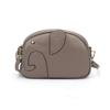 Bolso de mujer de cuero genuino lindo creativo moda elefante ins moderno primera capa piel de vaca gran capacidad bolso de hombro bolso bandolera