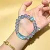 Produto Novo Original Esmalte de Cristal Branco Combinação Simples Esmalte Azul Amarelo Contas Sutra do Coração Templo Mais Vendido Atacado Presente para Mulheres Casal