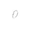 Anillo de línea simple de estilo coreano para mujer, anillo suave geométrico para dedo, estilo frío, ligero, de lujo, simple, personalizado, anillo de dedo índice abierto