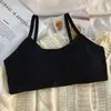 Ropa interior para niñas de 12 a 18 años, sujetador para estudiantes de secundaria en etapa de desarrollo, sujetador deportivo para correr, chaleco de algodón puro en forma de U con absorción de impactos, top tipo tubo para niñas