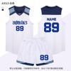 Conjunto de Uniforme de Baloncesto para Estudiantes Hombres y Mujeres, Uniformes de Competición para Equipos, Playeras Deportivas Juveniles para Niños, Mangas Cortas de Baloncesto Estampadas