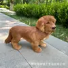 Atacado de Modelos Animais Dachshund Realistas de Alta Qualidade, Couro e Pelo Genuínos, Artesanato Puramente Feito à Mão, Itens Criativos de Decoração para Casa, Transfronteiriço