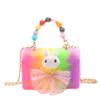 Nuevo bolso infantil de verano, versátil, tipo mensajero, color caramelo, con diseño de princesa de dibujos animados, para niña, bolso de hombro, monedero