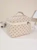 Bolsa de Maquillaje Floral de Pana Transfronteriza Gran Capacidad Bolsa de Almacenamiento de Maquillaje de Mano Bolsa de Neceser Portátil para Viajes