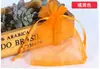 Bolsa de organza com cordão multicolorida, bolsa de malha transparente com cordão, para joias, doces de casamento, embalagem de presente, bolsa de armazenamento para sachês