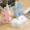 Resina epoxi DIY Nuevo conejo de amor de Pascua Candelero molde de silicona aromaterapia yeso decoración vela