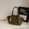 Bolsa Coreana de Nicho Grande Capacidade Feminina Fosca Tote Bag Versátil para o Dia a Dia Bolsa de Axila Moda Retro Bolsa de Ombro