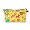 Bolsas de Navidad Nueva Bolsa de Cosméticos Navideña para Niños Bolsa de Tocador de Dibujos Animados Bolsa de Almacenamiento Estampada
