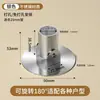 Acessórios para Varão de Cortina de Chuveiro de Aço Inoxidável Sem Furo, Suporte de Flange para Varão de Chuveiro, Sem Necessidade de Instalação, com Base Espessada Anti-Queda