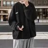 Sudadera con diseño de gofre para primavera y otoño para hombre, estilo coreano, top moderno, tendencia Ins, marca moderna, calle alta, suéter holgado