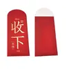Sobres rojos de diseño personalizado, cartón blanco, papel estucado, estampado en foil dorado, bolsas para sobres rojos, publicidad corporativa y servicios de impresión de sobres rojos