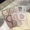Funda magnética de PC mate adecuada para funda de teléfono Huawei Mate70 Pura 80Pro anticaída Nova13/14 Cubierta protectora