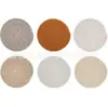 Base de tigela para louça, tapete isolante térmico, porta-copos redondo de palha, base isolante térmica para pratos, tapete decorativo, tapete anti-queimadura para panelas domésticas