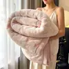 2026 Nueva Serie de Mantas Multifuncionales de Peluche de Conejo en Relieve Manta Manta Comercio Electrónico Transfronterizo Manta para Siesta en la Oficina