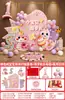 Montagem de Decoração para o Primeiro Aniversário de Menina, Itens para Criar Atmosfera, Cena de Decoração, Painel Kt para Menina, Roupa de Aniversário