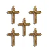 Accesorios de Joyería de Aleación DIY Colgante de Cruz Pulsera Collar Llavero Colgante Decorativo para Bolso T85