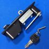 MS818 cuadrado negro con cerradura plana colgante, cerradura para puerta de gabinete eléctrico, cerradura para puerta de gabinete de interruptores, gdcabinet, cerradura para gabinete de energía