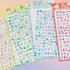 Pegatinas de Espuma 3D de Dibujos Animados Estilo Coreano para Decoración de Coche y Diario, Arte de Pegatinas Lindas DIY para Niños al por Mayor