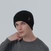 Chapéu de Lã Estilo Europeu e Americano Transfronteiriço Chapéu Tricotado Quente de Inverno para Homem Proteção de Orelha Chapéu Pulôver à Prova de Frio para Exterior Chapéu Baotou Maré