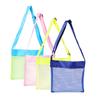 Nueva bolsa de juguetes para niños, bolsa de almacenamiento de conchas, bolsa de playa de viaje, bolsa de playa con perspectiva hueca, bolso de hombro