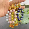 Estilo Étnico Liga de Zinco Porcelana Esmaltada Corrente para Celular Chaveiro Thangka Cinco Vias Deus da Riqueza Pingente Galvanizado Joia de Palácio