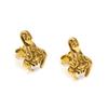 Nuevos Aretes Unisex de Acero de Titanio con Diseño de Zodiaco Retro Moda Nicho Joyería para Orejas Punk Street