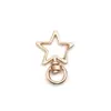 Chaveiro Personalizado Pendurado Banhado Forma Especial Pingente de Boneco de Natal Halloween Fivela Estrela de Cinco Pontas Acessórios de Enfeite Fivela