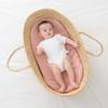 Cesta portátil para bebé Sábana ajustable para bebé Colcha de algodón puro para bebé Cama Recién nacido Ovalada Para salir Juego de 2 piezas Transpirable Amazon