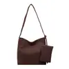 Bolso Tote Sencillo Transfronterizo para Viajes Diarios de Mujer Otoño 2025 Nuevo Casual Lujo Ligero Gran Capacidad Bolso de Hombro Cruzado de Moda