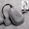 Adecuado para Cubierta de Llave de Vehículo Eléctrico de Fuente Verde, Patinete Eléctrico Tailing, Carcasa Protectora para Mando a Distancia de Motocicleta Harley, Piel de Oveja