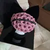 [En Stock] Nuevo Producto Cubo de Abrazo con Lazo Mediano Caja de Regalo con Flores Preservadas