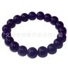 Pulsera de calcedonia de color de círculo único directo de fábrica pulsera de cuentas redondas de calcedonia blanca joyería para hombres y mujeres venta en puesto