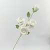 2026 Nuevo Modelo Hilo Flores Artificiales Crochet Productos Terminados Multi-Cabeza Bouquet de Rosas Barbie Productos Terminados de Crochet Hechos a Mano