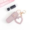 Bolsa Portátil para Labiales, Bolsa Pequeña de Cosméticos, Bolso de Piel de Serpiente, Llavero para Guardar Mini Labiales, Cuadros Ligero