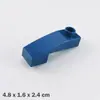 Compatible con bloques de construcción de partículas grandes, accesorios especiales de modelado, chasis giratorio, 2 agujeros, soporte de pendiente interna alta, piezas