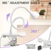 Lámpara LED para puesto de mercado nocturno Suministro USB Manguera universal con clip Lámpara de protección ocular Lámpara de mesa para lectura Lámpara de regalo creativa