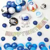 Pacote de Decoração com Arranjo de Balões para Aniversário Infantil Bebê Um Ano Balões de Letra em Filme de Alumínio Suprimentos de Aniversário Fabricante