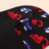 Nuevo Sombrero de Niños para Otoño e Invierno Dibujo Animado Excavadora Jacquard Cálido Cortavientos Tejido Sombrero de Lana para Niños y Niñas