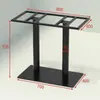 Patas de Mesa, Patas de Mesa de Barra de Acero Inoxidable, Base de Hierro Fundido, Soporte Metálico de Hierro Forjado para Mesa de Comedor, Patas Redondas para Mesa de Té, Marco de Mesa